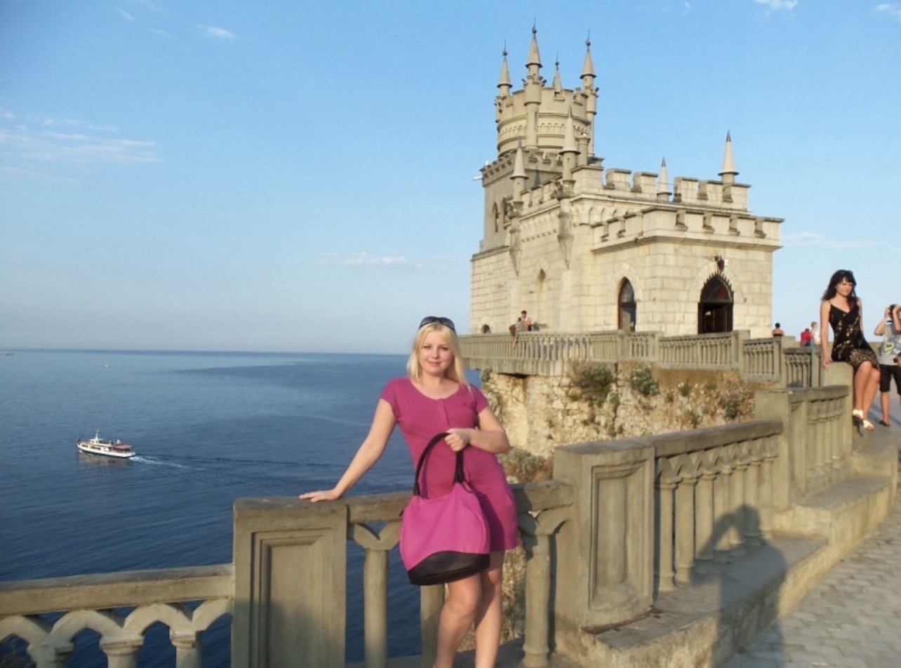 Marina Stognieva in Yalta, Crimea, 2011
